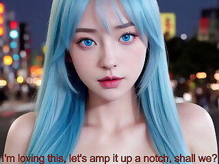 &lbrack;ONLY Bare FANSERVICE&rsqb; Aqua Waifu From Konosuba Night Tokyo   Fuck Her Fat ASS Tryst POV - Uncensored Hyper-Realistic Hentai Joi&comma; With Auto Sounds&comma; AI &lbrack;PROMO VIDEO&rsqb;